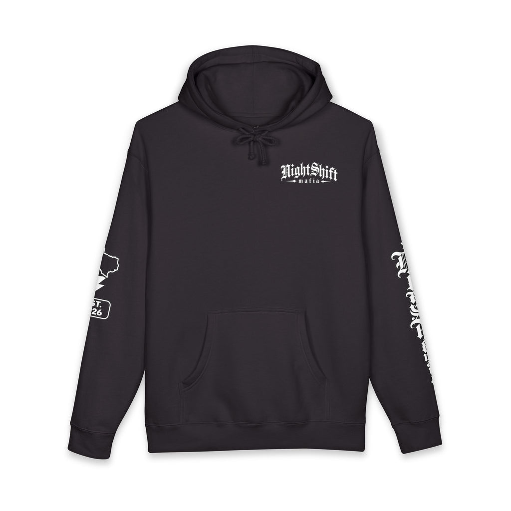 Night Shift Hoodie — Dayshift Degenerate