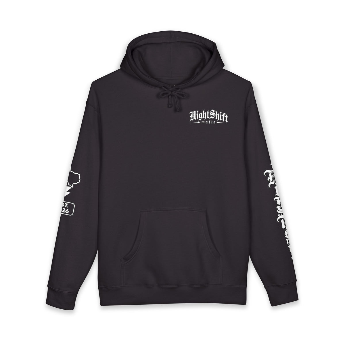 Night Shift Hoodie — Dayshift Degenerate
