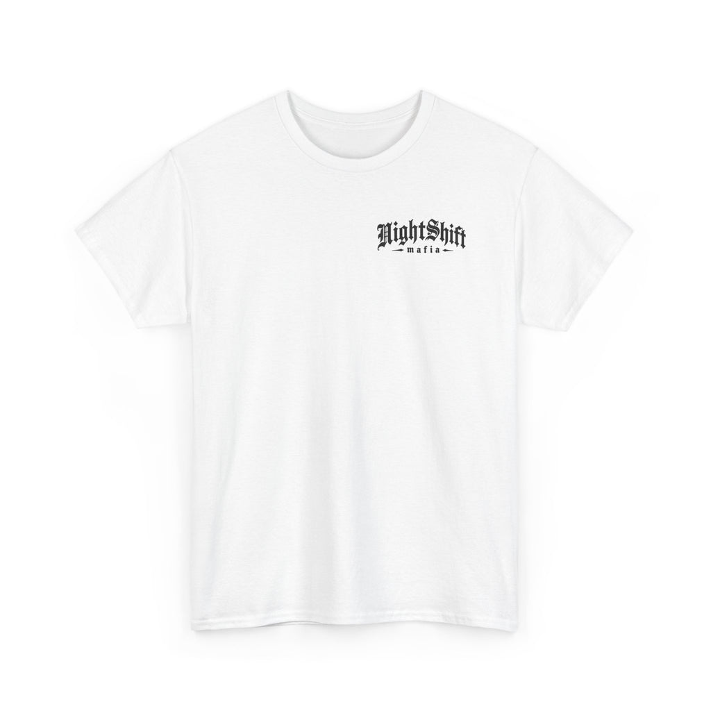 NightShift Mafia Tee — Gothic Snake Dagger Graphic Shirt