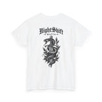 NightShift Mafia Tee — Gothic Snake Dagger Graphic Shirt