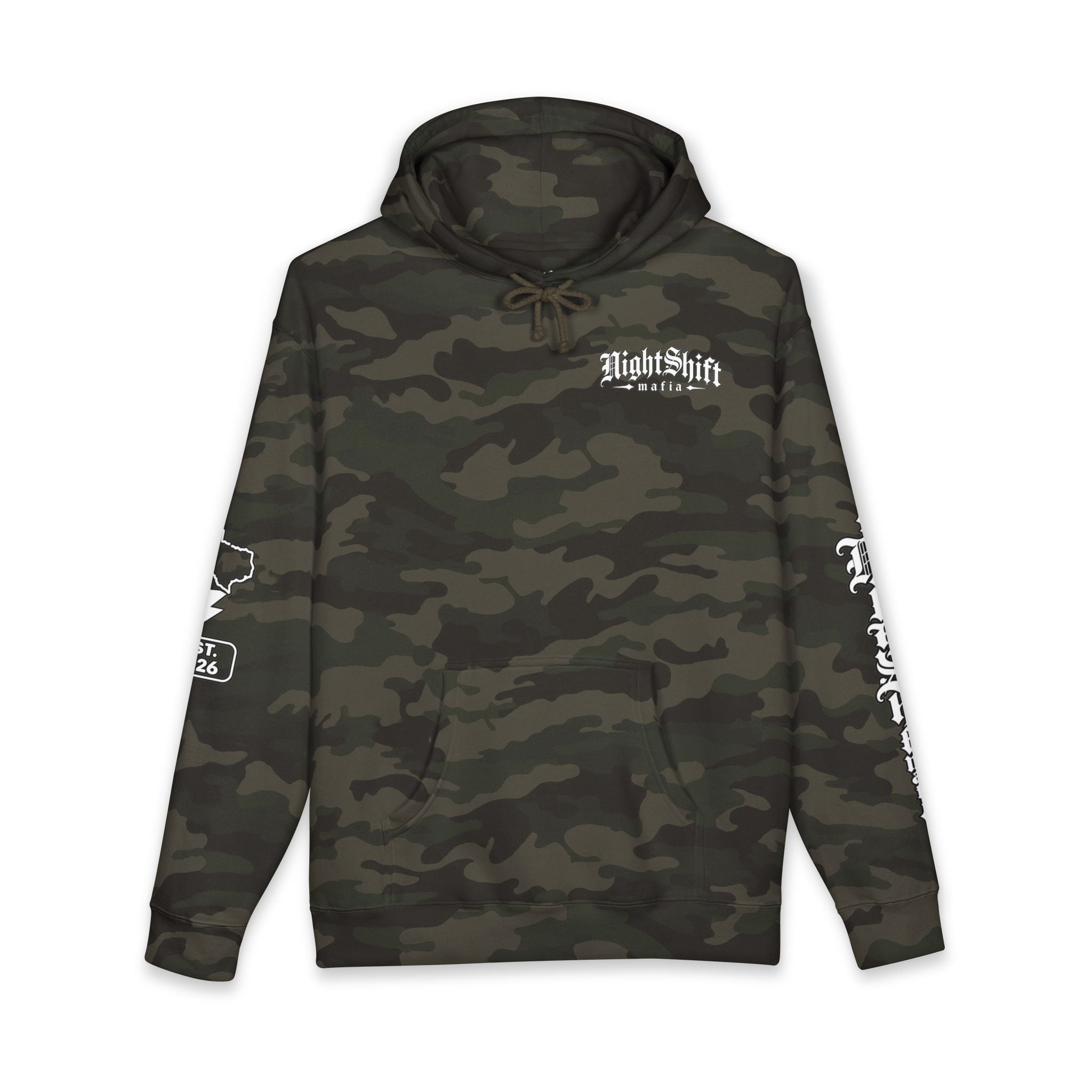 Night Shift Hoodie — Dayshift Degenerate Secondary image