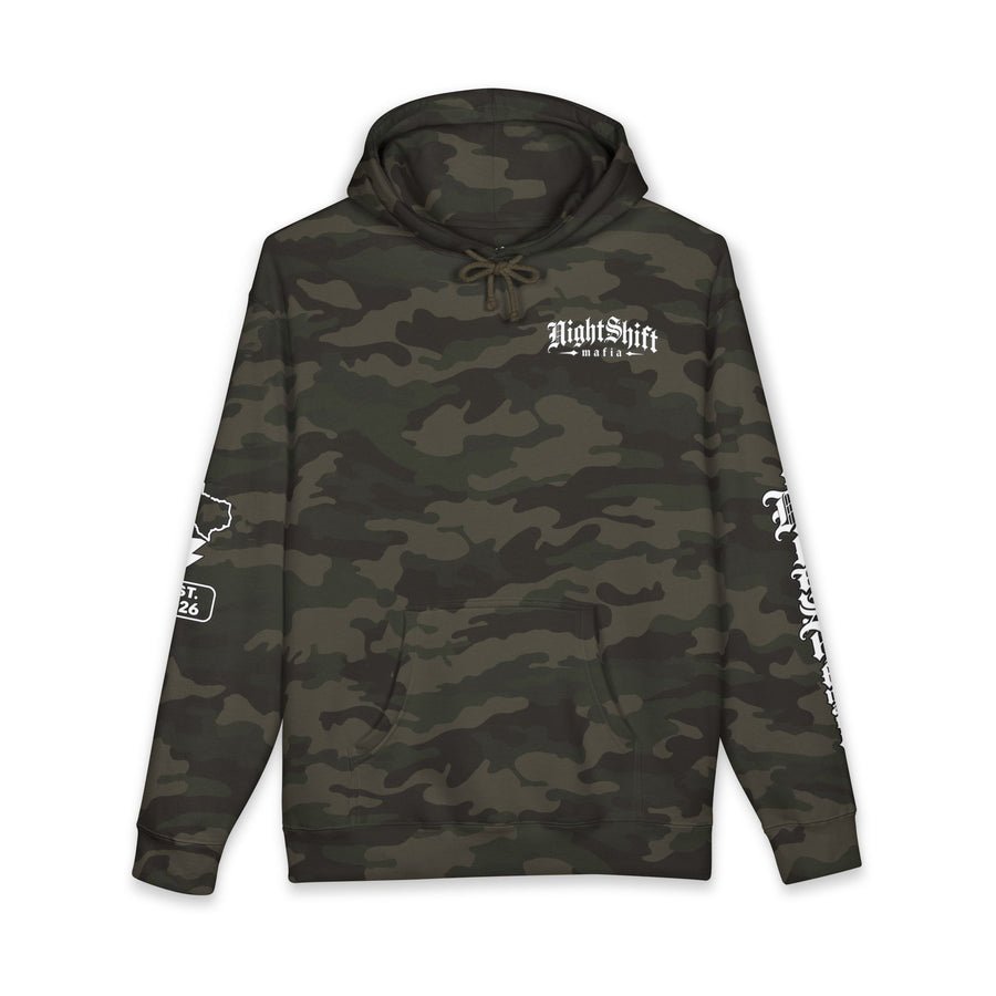 Night Shift Hoodie — Dayshift Degenerate