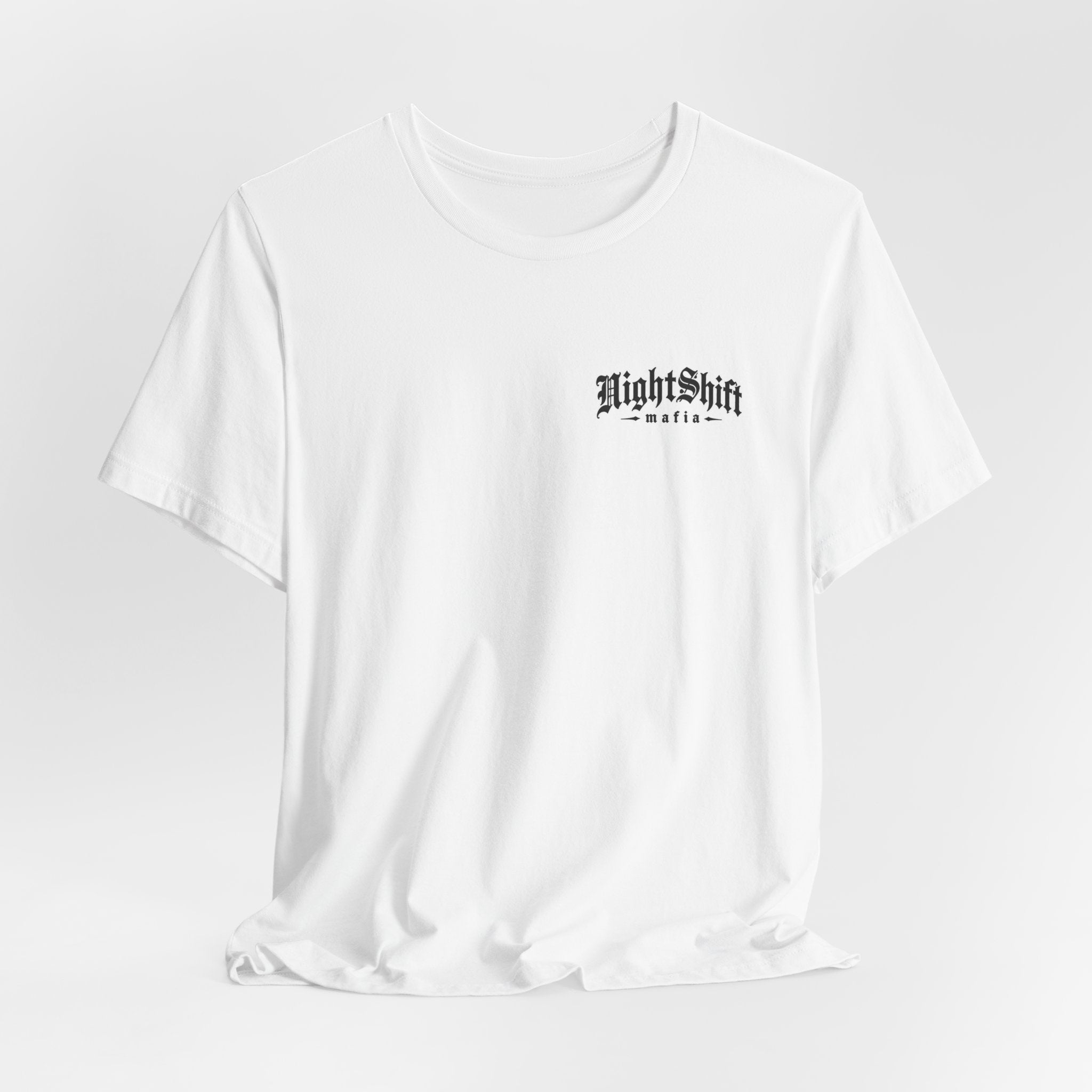 NightShift Mafia Tee — Flaming Bull Graphic Short Sleeve T-Shirt