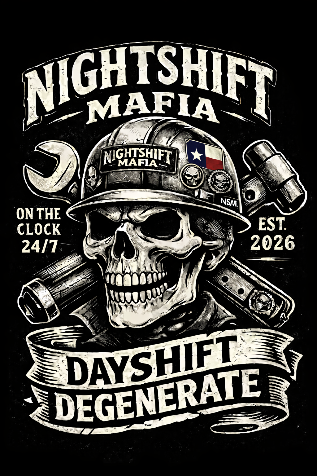 Dayshift Degenerate Sticker Main image