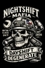 Dayshift Degenerate Sticker