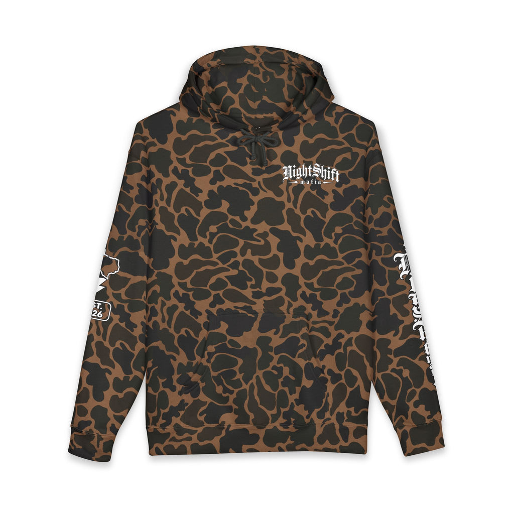 Night Shift Hoodie — Dayshift Degenerate
